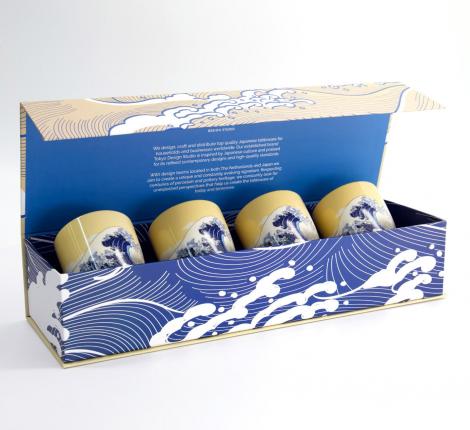 Набор кружек 4 шт. "Kawaii Hokusai" TD-21907, 170 мл