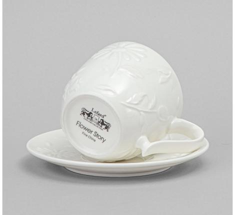 Чайный набор "FLOWERS STORY" на 2 персоны, 4 предмета (220 мл)