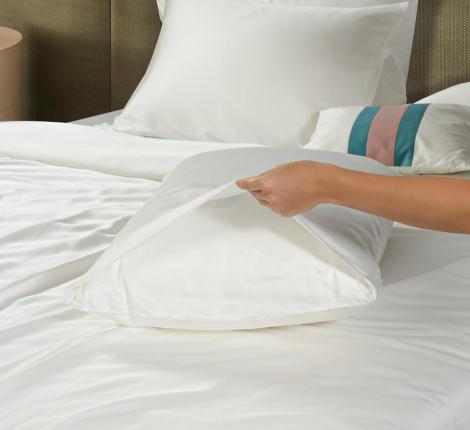 Постельное бельё Sharmes "Bamboo" Семейный, белый