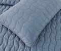 Покрывало "Sofi de Marko" Минелла (серо-голубой) Жатый сатин, 230х250