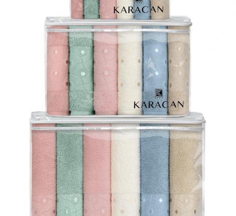 Набор махровых полотенец KARACAN "Aytug", 70х135-6 шт.