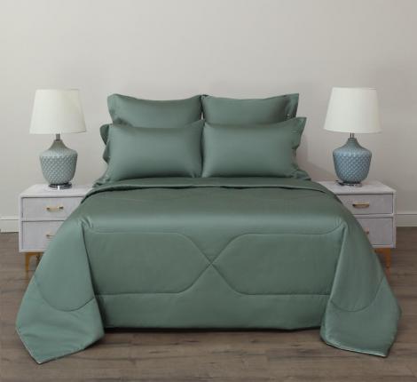 Простыня "Sofi de Marko" Premium Mako (темно-зеленый), 180х230