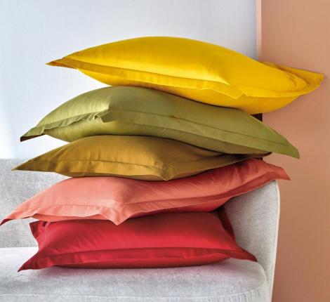 Наволочка "Blanc des Vosges" сатин де люкс 50х70 rouge (красный)