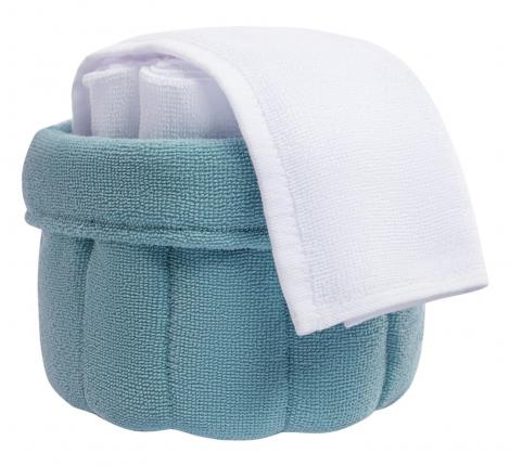 Набор махровых полотенец "Sofi de Marko" Donna (изумруд), 30х30-6шт.