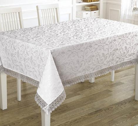 Скатерть EFOR KDK 160x300, белый