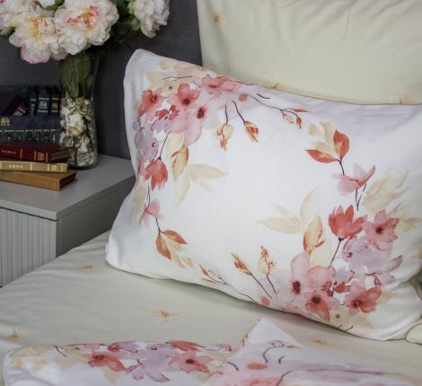 Постельное белье с одеялом "Kazanov.A." Стелла (айвори) Сатин, Семейный