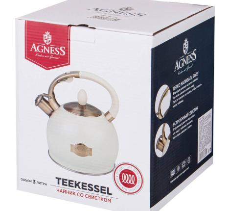 Чайник со свистком "ТЮДОР" 937-830, 3,0 л