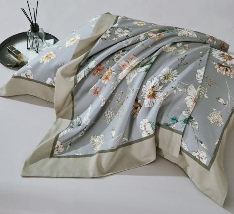 Постельное белье "Asabella" 2222-6 Фланель, Евро