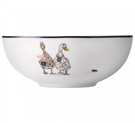 Тарелка суповая в форме салатника "FAMILY FARM", 850 мл