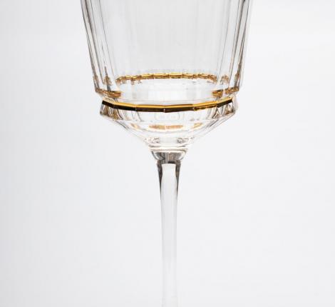Набор бокалов для вина 6 штук "MACASSAR LIGHT GOBLET" хрусталь, высота 21 см