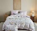 Постельное белье "Asabella" 2198-6 Мако-Сатин, Евро