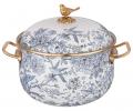 Кастрюля эмалированная с крышкой "ROYAL GARDEN" 950-673, 3,8 л
