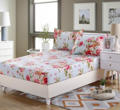 Простынь поплин на резинке печатная PRPP-4, 140x200