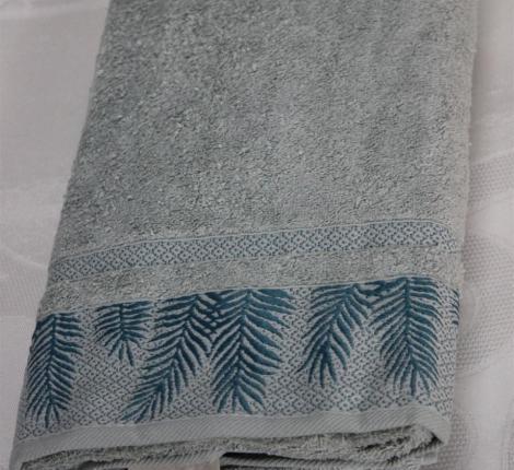 Полотенце махровое "DO&CO" 70х140 (1/1 ) CALI, бирюзовый