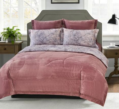 Постельное белье с одеялом "Sofi de Marko" Ренато №34 Велюр/Сатин, Евро