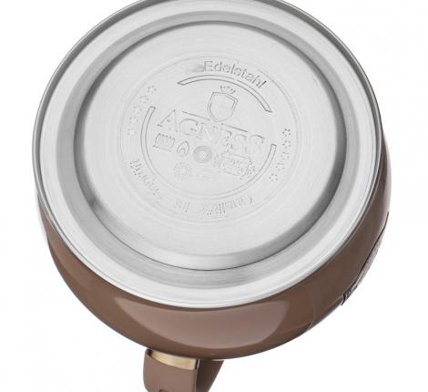 Чайник со свистком "ТЮДОР", 3,0 л (шоколад)