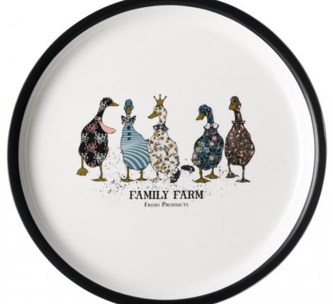 Тарелка обеденная "FAMILY FARM" 263-1435, диаметр 26 см