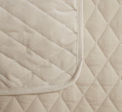 Накидка на диван "Karteks" 90х210 Ромбы, серо-бежевый