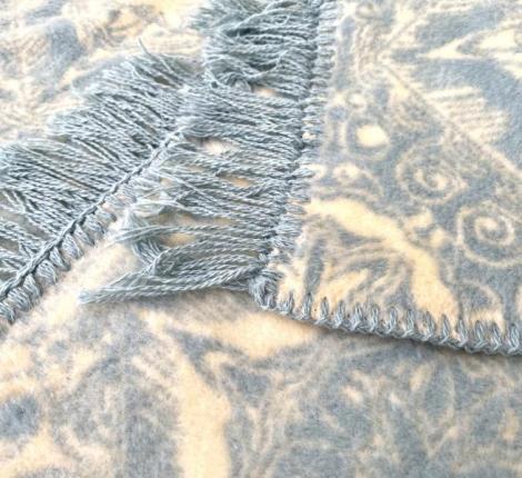 Плед хлопковый Райтекс "ИСКУШЕНИЕ" (деним), 150х200