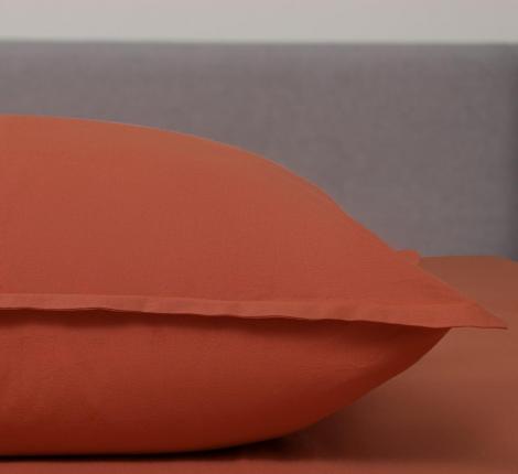 Постельное белье "Sofi de Marko" Саммер (оранжевый) Варёный хлопок, Семейный