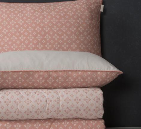 Постельное белье с одеялом "Kazanov.A." Кемер (коралл жемчуг) Муслин, Евро