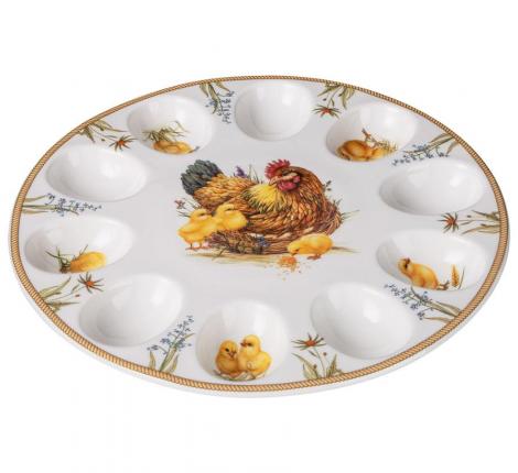 Блюдо для 10 яиц "SUNDAY", диаметр 25 см