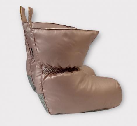 Сапожки-носочки пуховые "Comfort Socks Travel Grass" LATTE, 36-39 р.