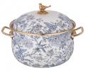 Кастрюля эмалированная с крышкой "ROYAL GARDEN" 950-674, 4,8 л