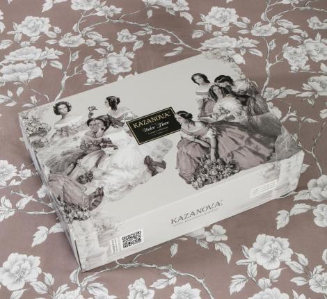 Постельное бельё "Kazanov.A." Вальтери (капучино жемчуг) Велюр/Egypt Cotton, 1,5 спальный