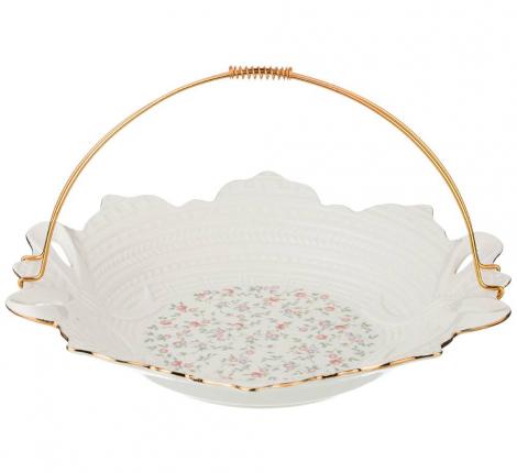 Блюдо с металлической ручкой "ФАБЬЕН", диаметр 26 см