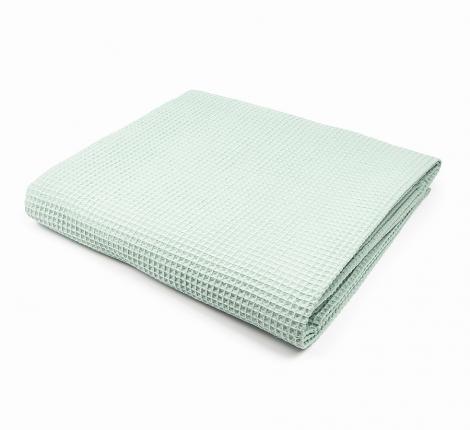 Покрывало вафельное Valtery 160х230, ментоловое