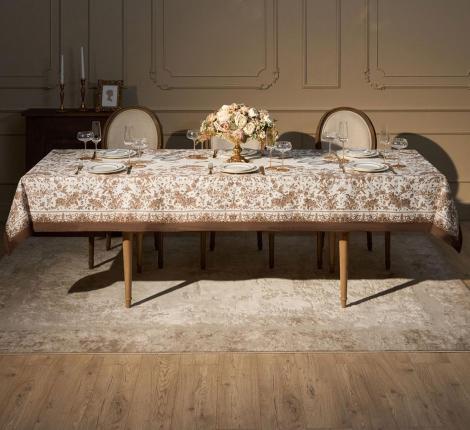 Скатерть с пропиткой "ROYAL GARDEN" 140х300 см, белый