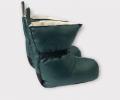 Сапожки-носочки пуховые "Comfort Socks Travel Grass" DARK GREEN, 36-39 р.