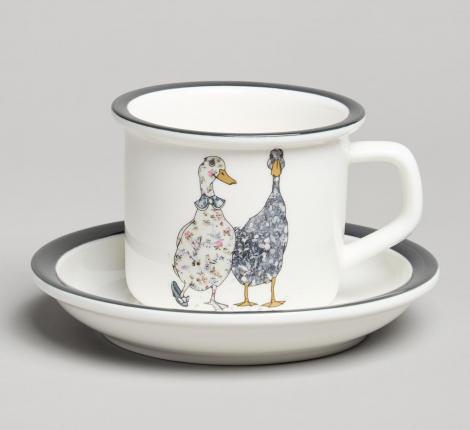 Чайная пара "FAMILY FARM" 263-1276, 200 мл