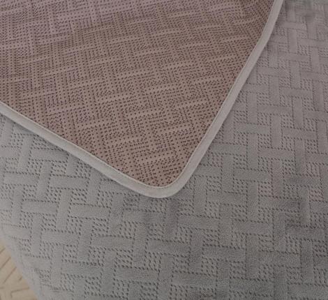 Комплект накидок на диван "Tango" Sofa 90x160 (2 шт.), светло-серый