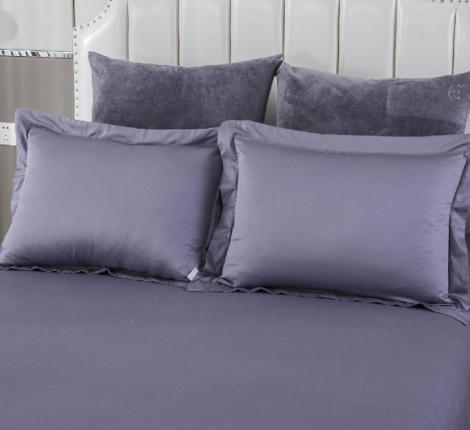 Постельное белье "Kazanov.A." Lindor Premium (аметист платина) Egypt Cotton, Евро