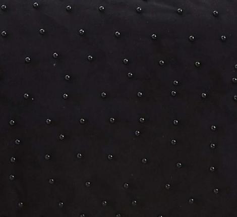 Наволочка декоративная "Sofi de Marko" Жемчуг (черная) Велюр, 30х50