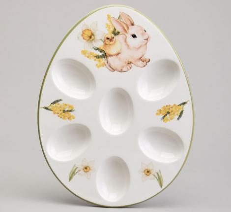 Блюдо для 6 яиц "SUNDAY", 26*20*2.5 см