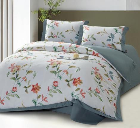 Постельное бельё Madame Plumes "IRIS REVERIE" DG-02 Сатин, Евро