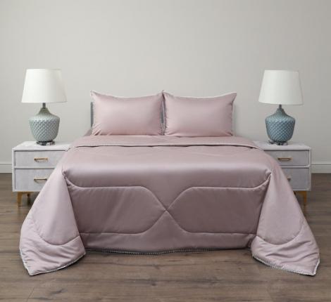 Постельное белье с одеялом "Sofi de Marko" Элиана (лиловая) Сатин, Семейный