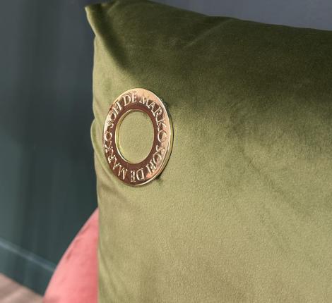 Полушка декоративная "Sofi de Marko" Адора (хаки) Велюр, 55х55