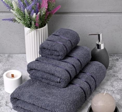 Полотенце махровое AMBIELLA &quot;SPA&quot; 50x80, антрацитовый