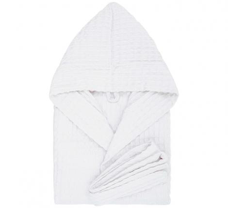 Халат детский вафельный "Sofi de Marko" Sunny (белый), 86-92