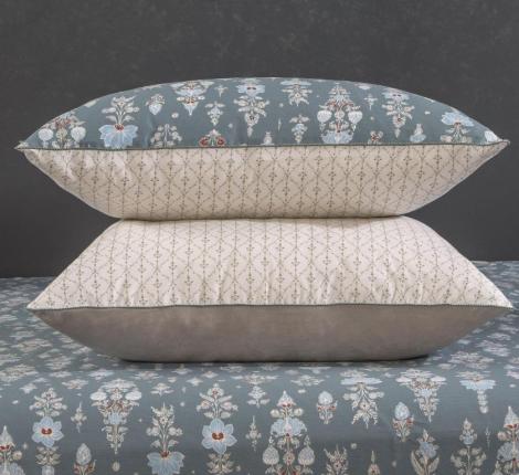 Постельное белье с одеялом "Kazanov.A." Сальваторе (деним жемчуг) Велюр/Egypt Cotton, Семейный