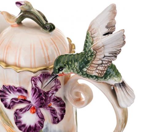 Кувшин с крышкой "ИРИСЫ", 1000 мл