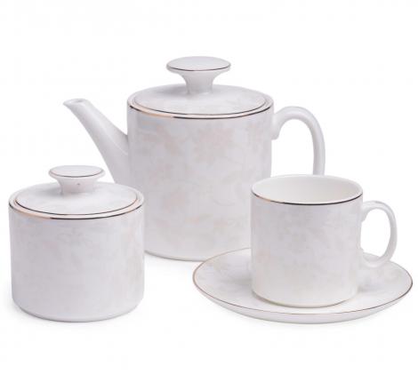 Чайный сервиз "СНЕЖНАЯ КОРОЛЕВА" 440-302 на 6 персон, 14 предметов