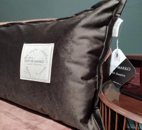 Подушка декоративная "Sofi de Marko" Джереми (шоколад), 32х90