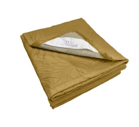 Покрывало Primavelle "ARTI" Биософт 180х200, Листья Золото