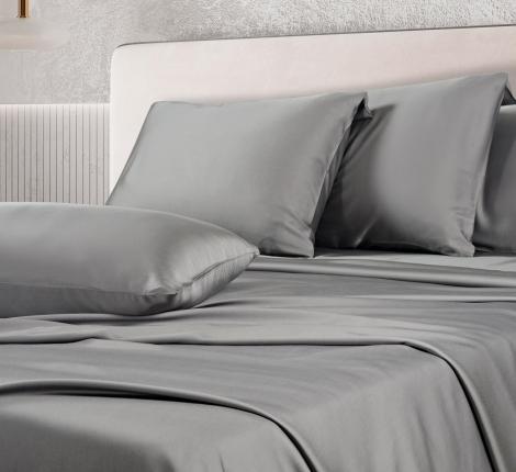 Постельное бельё Sharmes "Bamboo" Семейный, серый