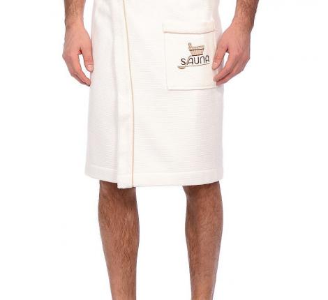 Набор для сауны мужской Maison Dor "DUFOUR" (кремовый)